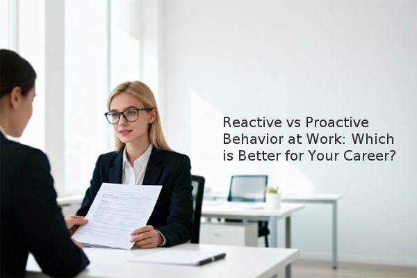 Reactive vs Proactive Behavior at Work: Which Is Better for Your Career?